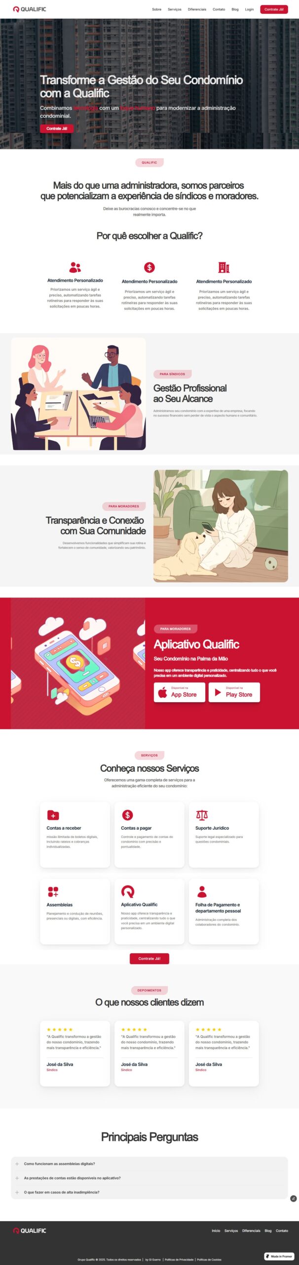 Redesign de Site Institucional